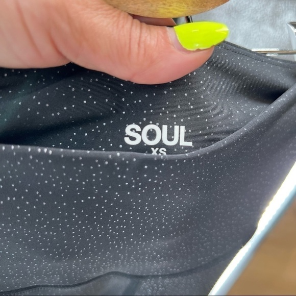 SOULCYCLE high waisted spotted tights with skull size XS - Picture 8 of 9